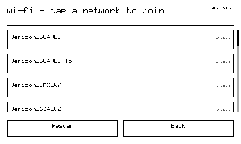 wi-fi page